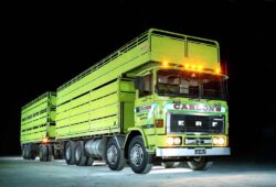 Carson Transport Ltd was based at Balfour in Southland, and was distinctive for its lime-green livery – shown to great effect in this shot.
ERF was one of the brands that helped build New Zealand, but by the eighties it was struggling and eventually the name disappeared as PACCAR took it on itself to rationalise the British truck manufacturing industry.
Carson’s were a great example of rural transport at its best, with the small Balfour community nestled amongst some of the best farming country in New Zealand and well-served by Don Carson, his staff and predecessors, before selling the company and retiring.